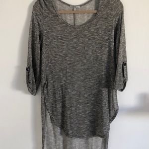 Charlotte Rouse high-low hem shirt